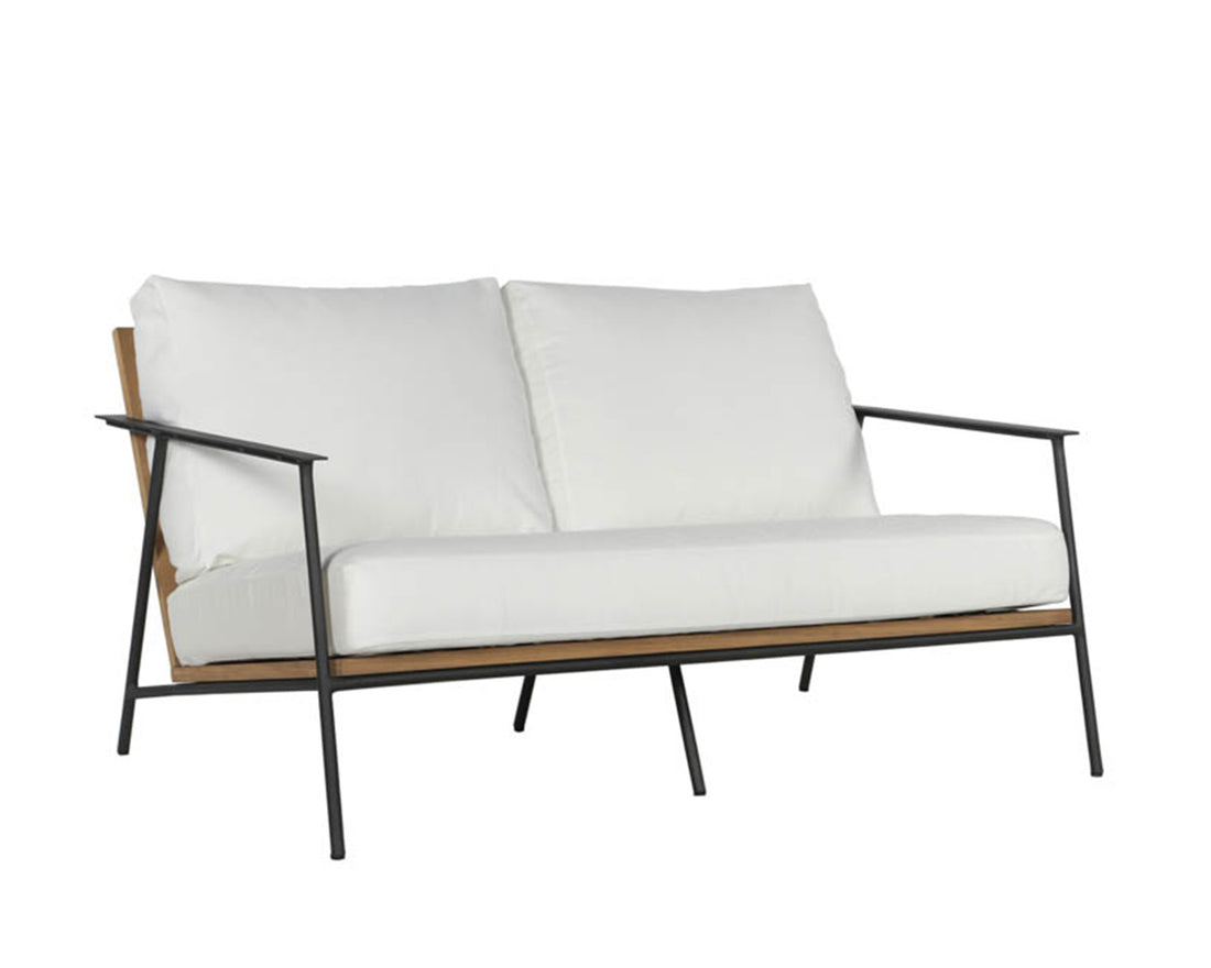 Milan 2 Seater Sofa - Stinson White