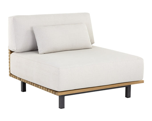 Geneve Modular Palazzo Cream Armless Chair