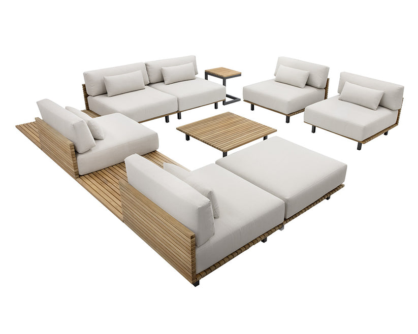 Geneve C Shaped End Table