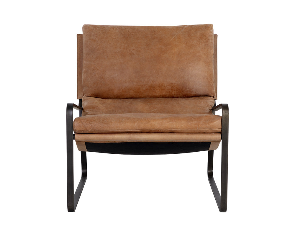 Zancor Lounge Chair - Gunmetal