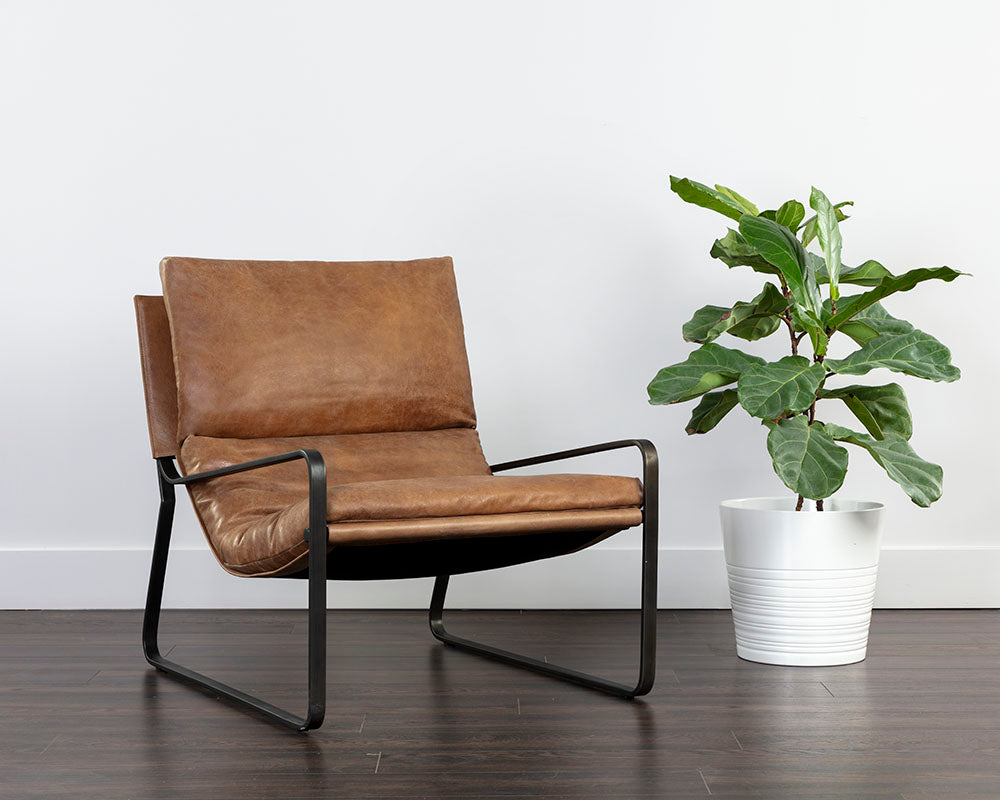 Zancor Lounge Chair - Gunmetal