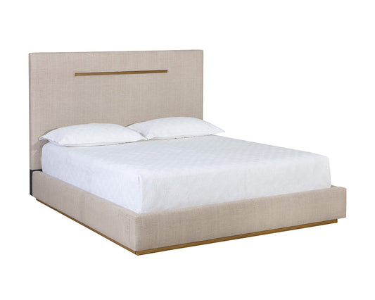 Danbury Bed King Naya Check Cream