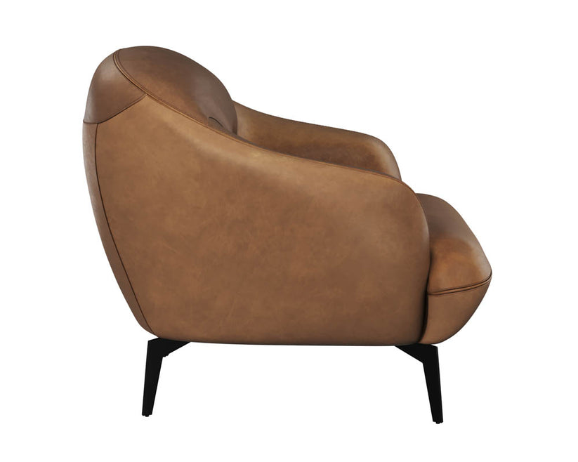 Armani Armchair-Cognac Leather