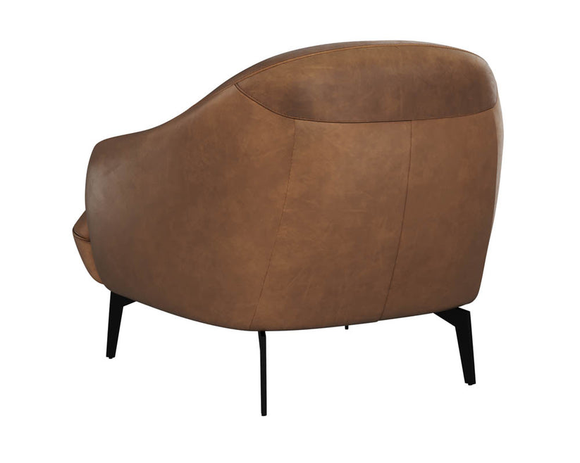 Armani Armchair-Cognac Leather