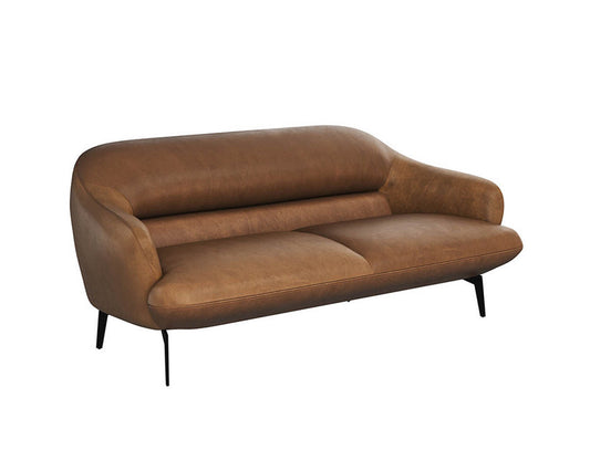 Armani Sofa Cognac Leather