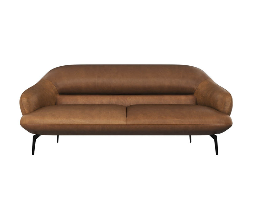 Armani Sofa Cognac Leather