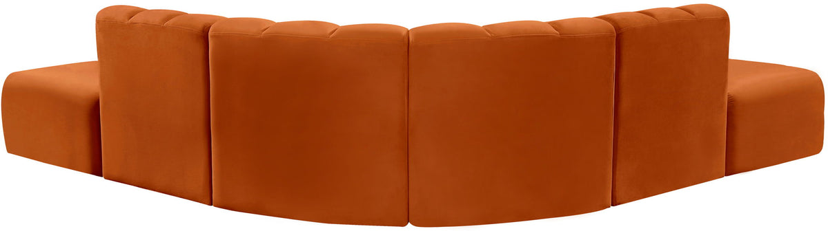 Arc - Velvet 6 Piece Corner Modular Sofa