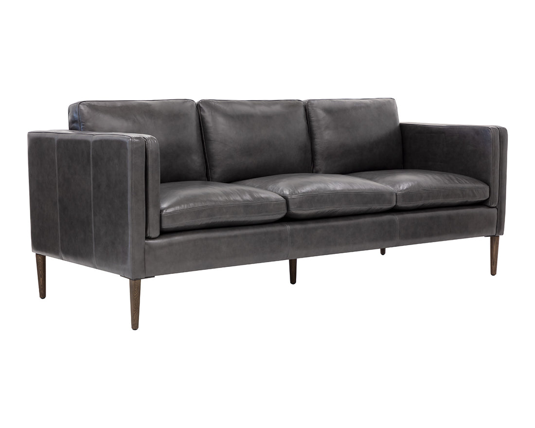 Richmond Sofa - Brentwood Charcoal Leather