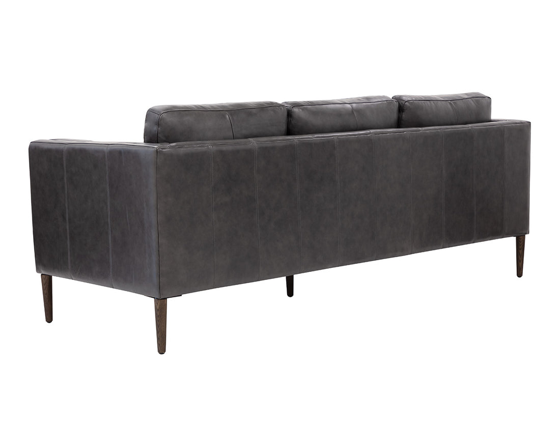 Richmond Sofa - Brentwood Charcoal Leather