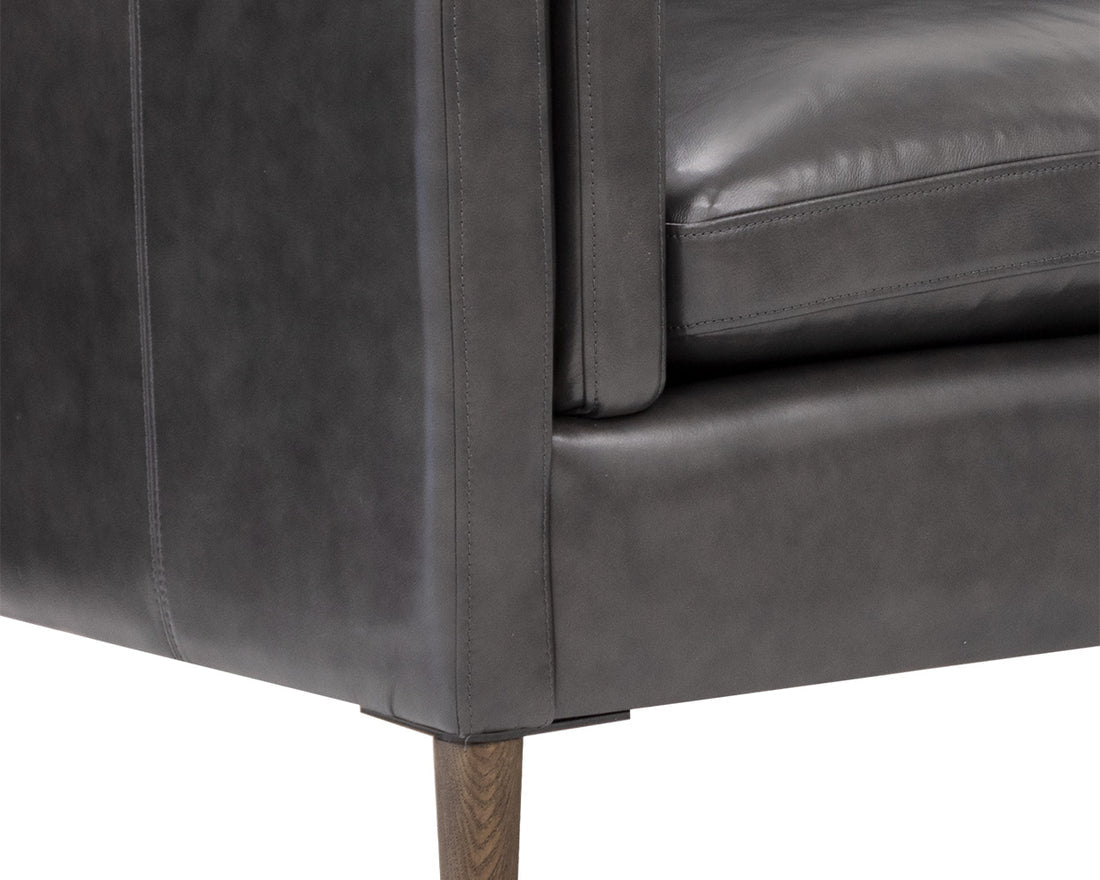 Richmond Sofa - Brentwood Charcoal Leather