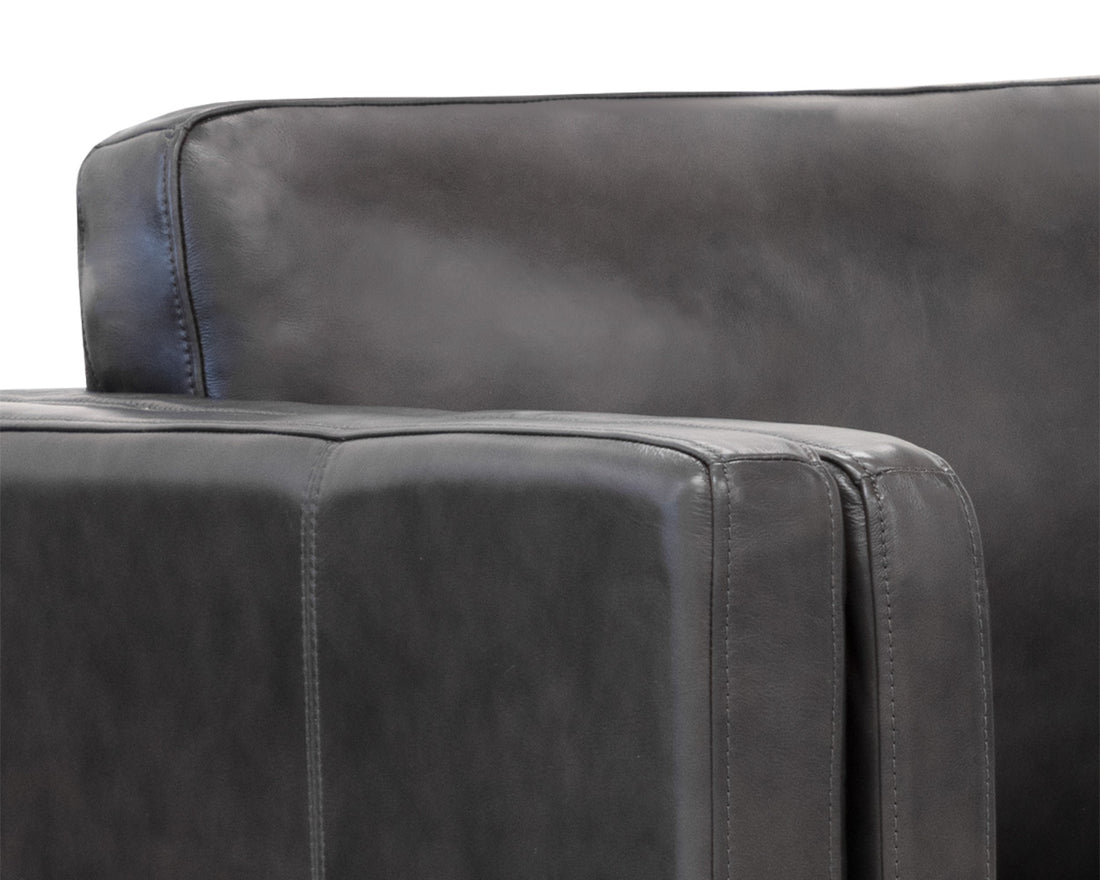 Richmond Sofa - Brentwood Charcoal Leather