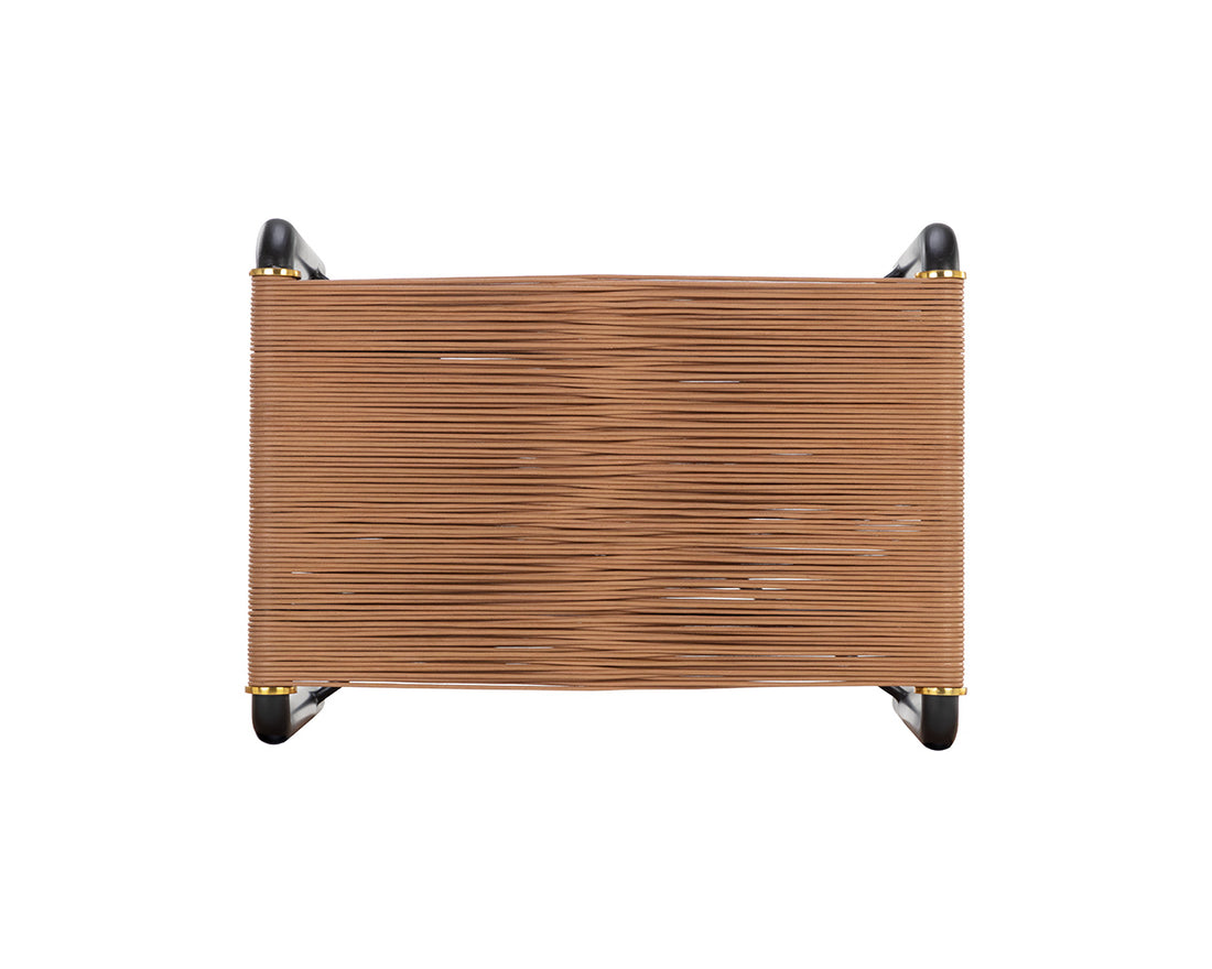 Riz Stool - Tan Leather