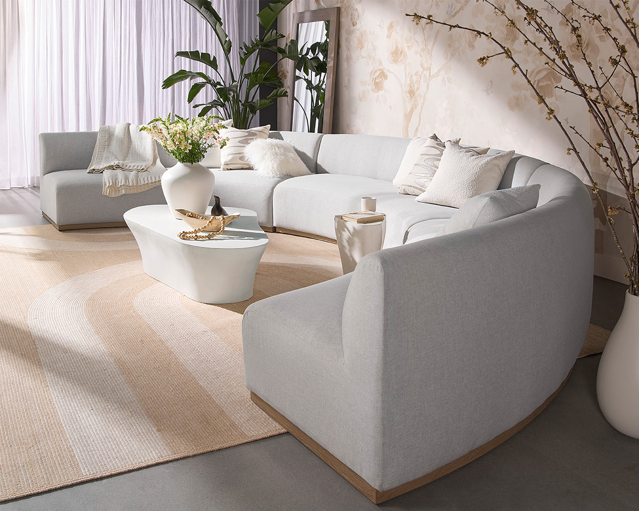 Cadiz Modular Sofa - Gracebay Light Grey