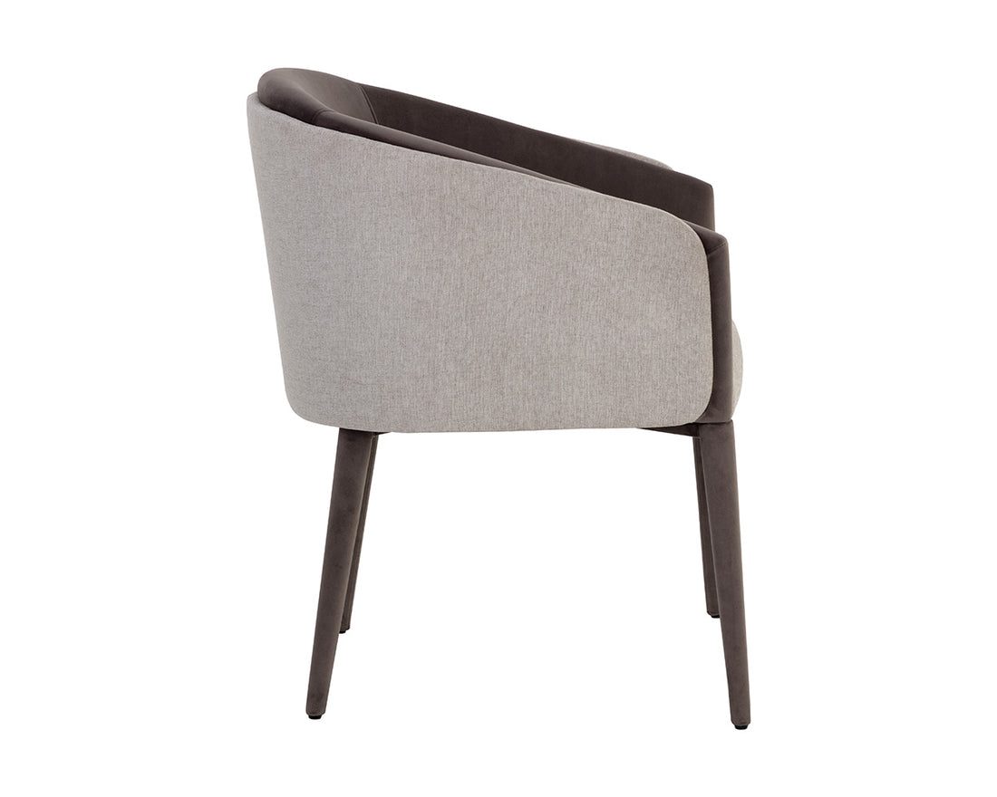 Sheva Dining Chair - Ernst Sandstone / Meg Ash