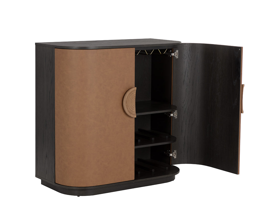 Dresden Bar Cabinet - Milliken Cognac