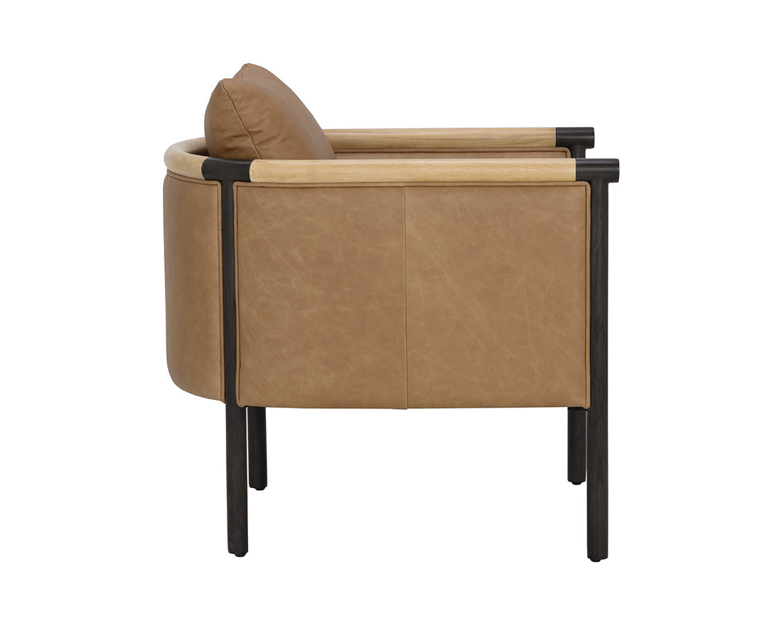 Wilder Lounge Chair - Ludlow Sesame Leather