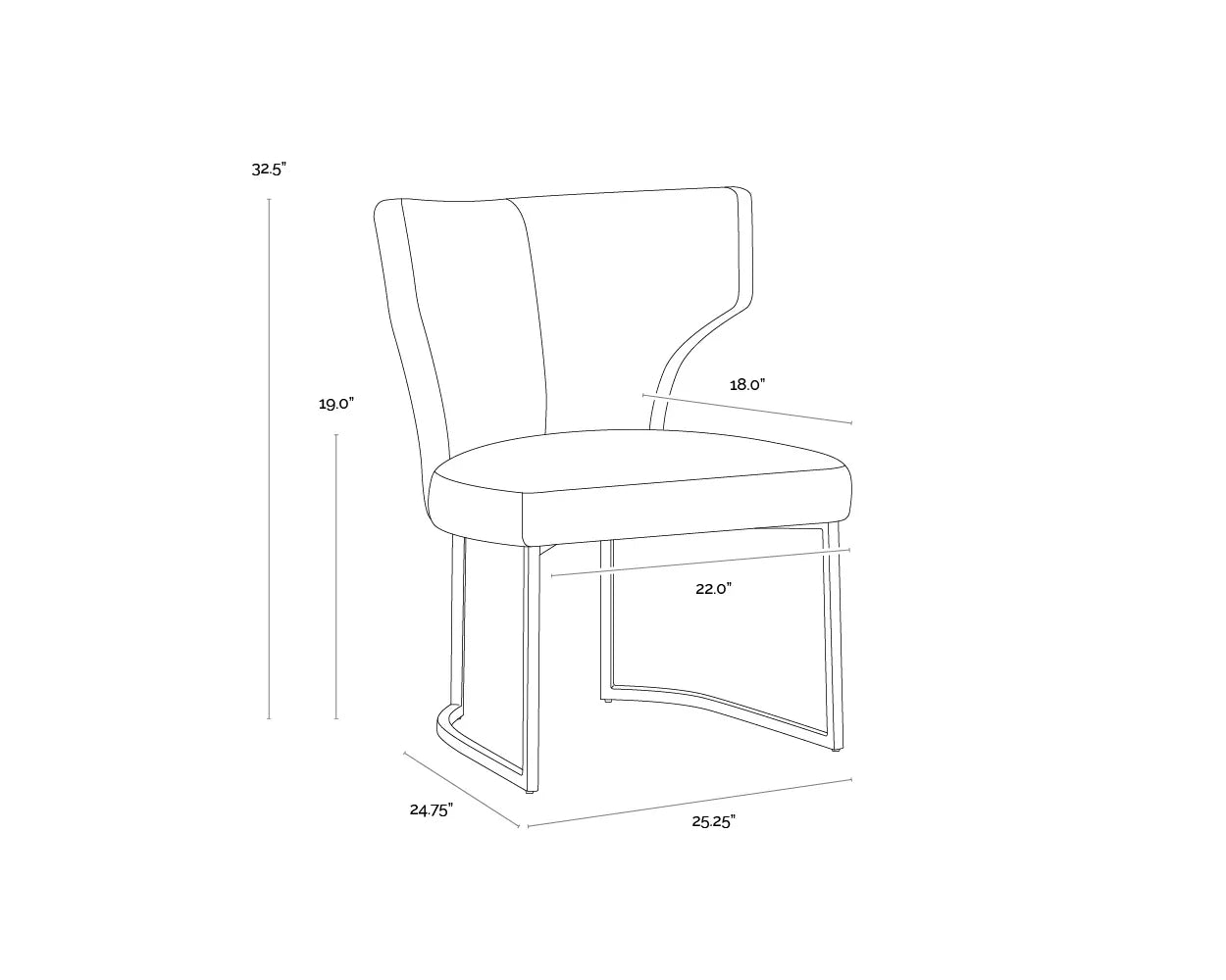 Willowdale Dining Chair- Copenhagen Olive