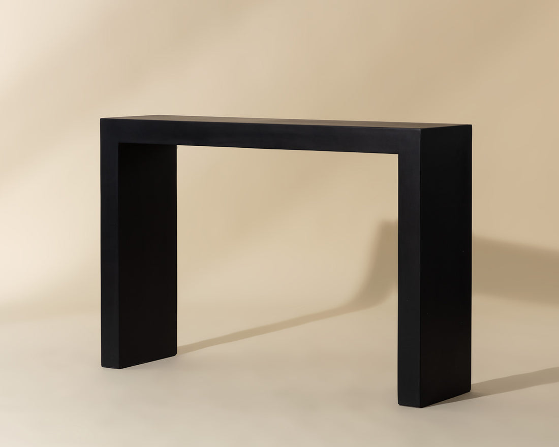 Axle Console Table - Black