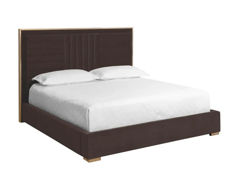 Mabel Bed - Meg Dark Brown King