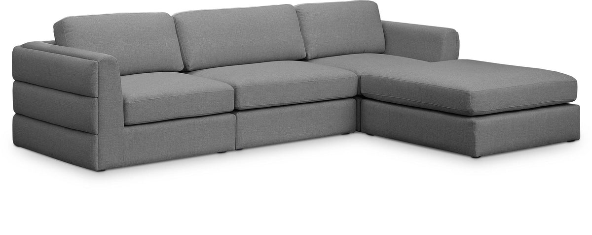 Beckham - 4 Piece Modular L-Sahped Sectional