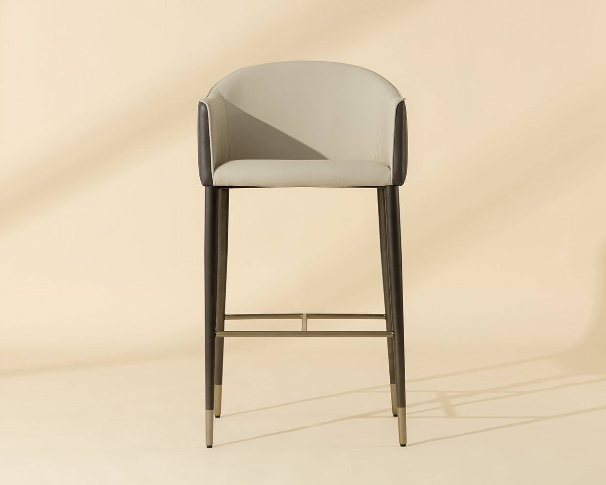 Kylin Barstool - Dillon Cream / Bravo Ash