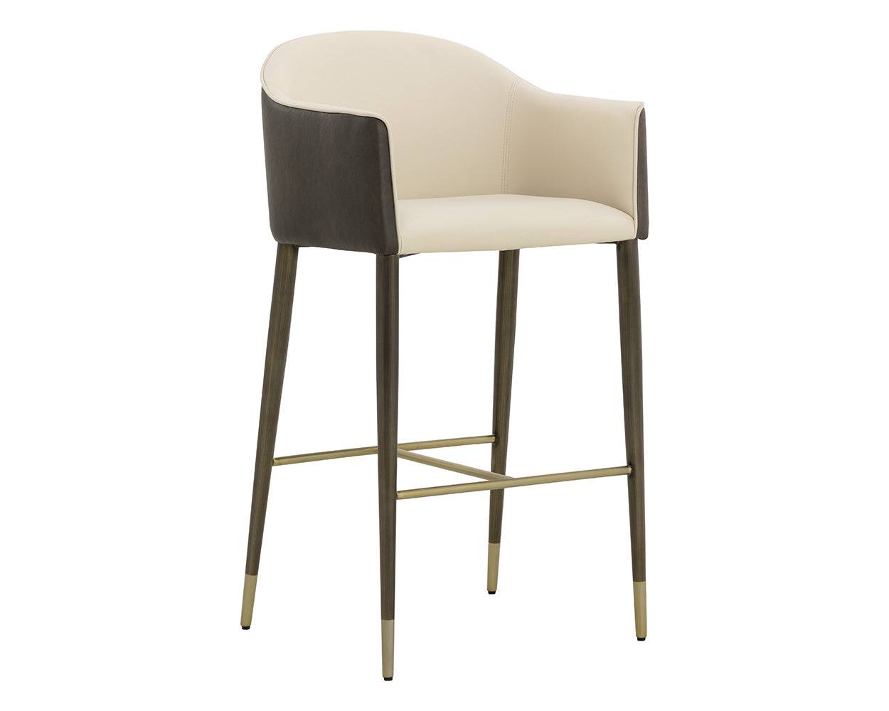 Kylin Barstool - Dillon Cream / Bravo Ash