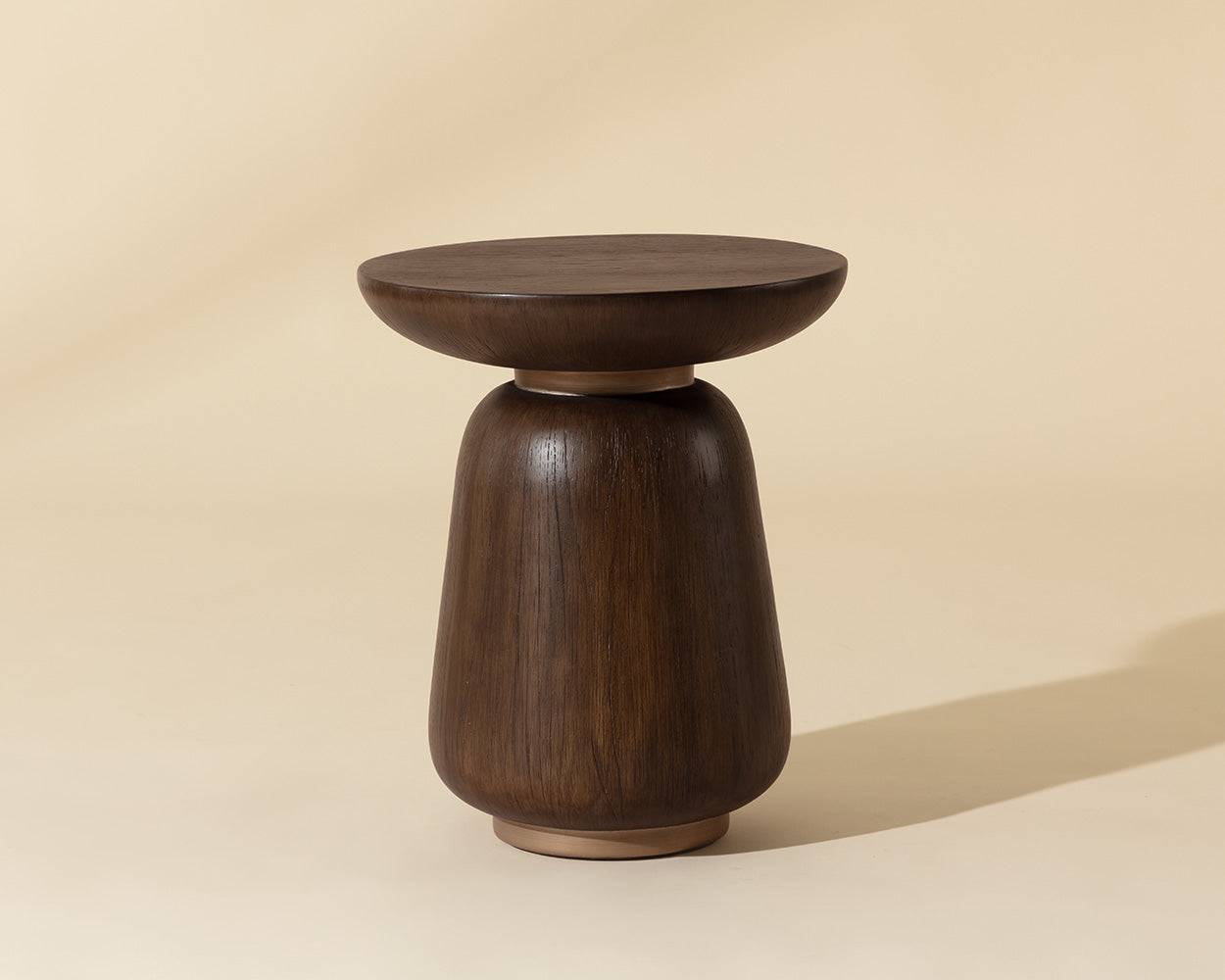 Kiri End Table - Dark Brown
