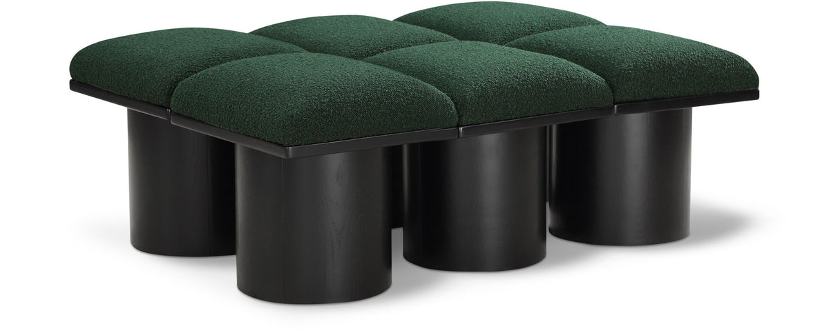 Pavilion - 6 Piece Modular Bench With Black Base