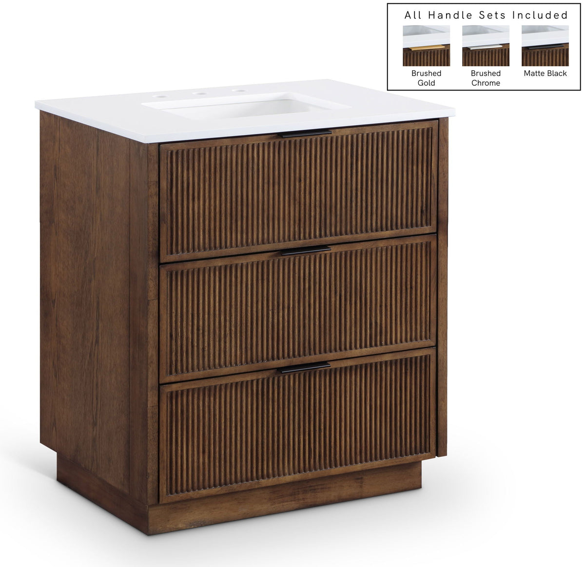 Willard - Engineered Stone And Solid Wood Bathroom Vanity