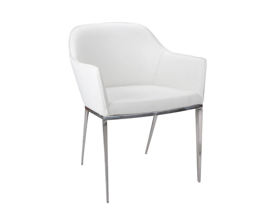 Stanis Dining Armchair- White