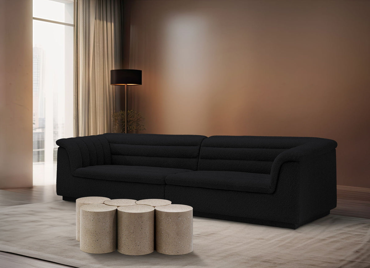 Dimple - 6 Piece Modular Coffee Table - Terazzo Finish