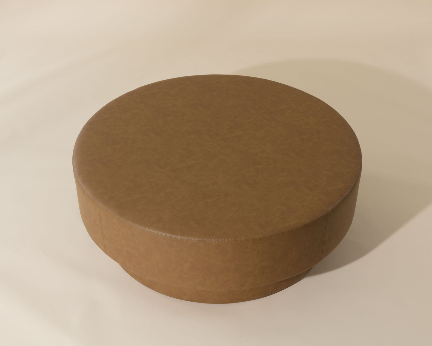 Arlo Ottoman - Milliken Cognac