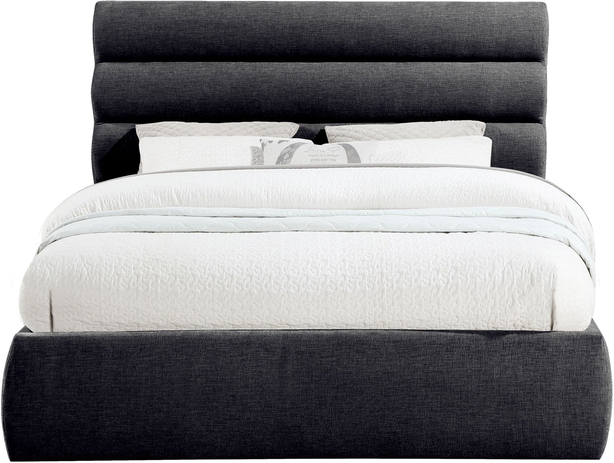 Adam - Chenille Fabric Bed With 52" Headboard