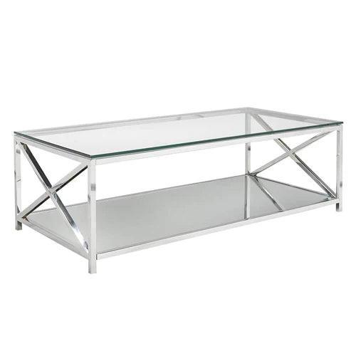 Elsa Coffee Table w/ Mirror shelf