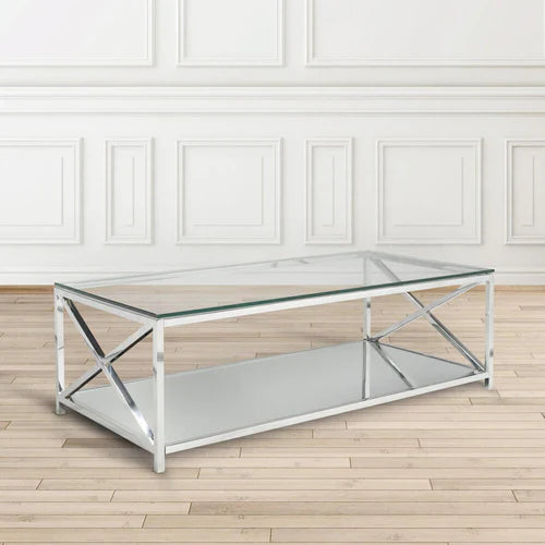 Elsa Coffee Table w/ Mirror shelf