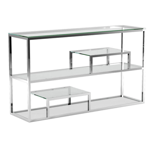 Barolo Console Table - SIlver