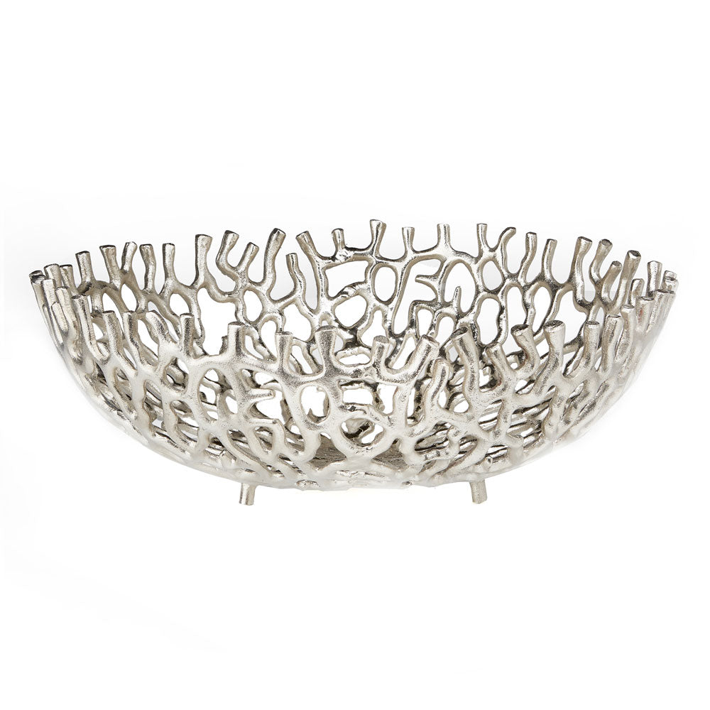 Silver Round Bowl - Furniture Depot