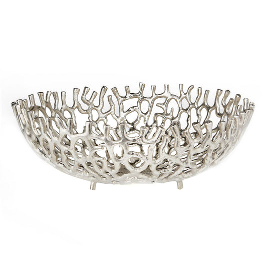 Silver Round Bowl - Furniture Depot