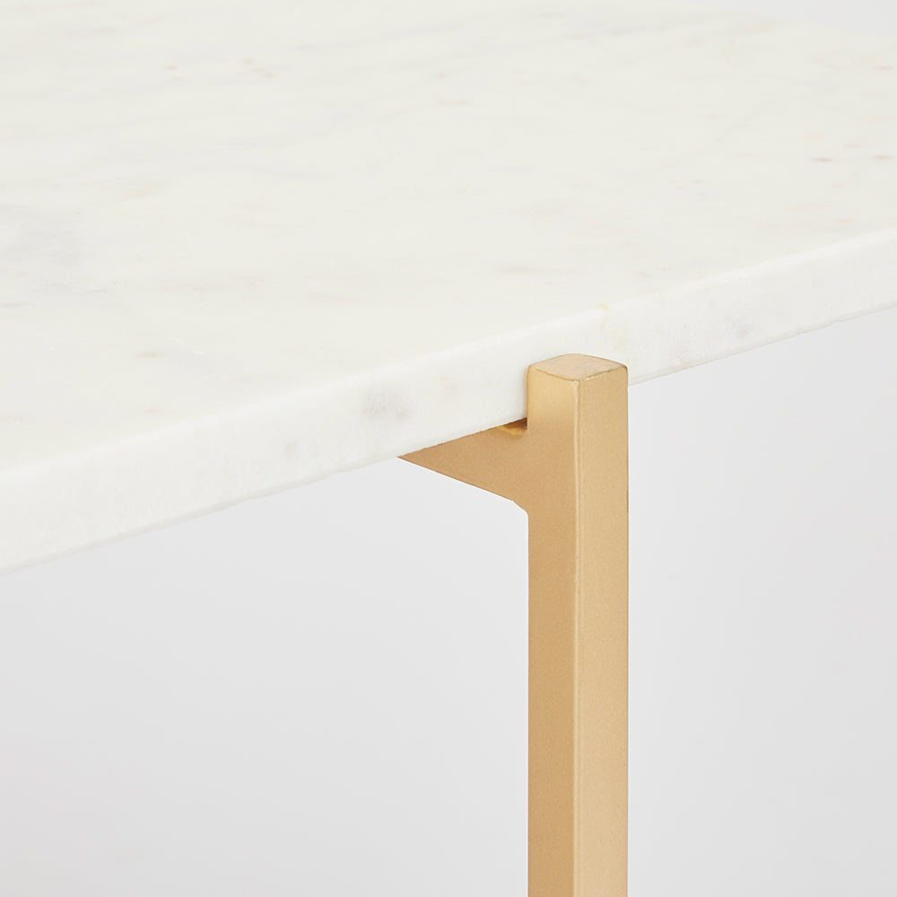 Ida Gold End Table - Furniture Depot