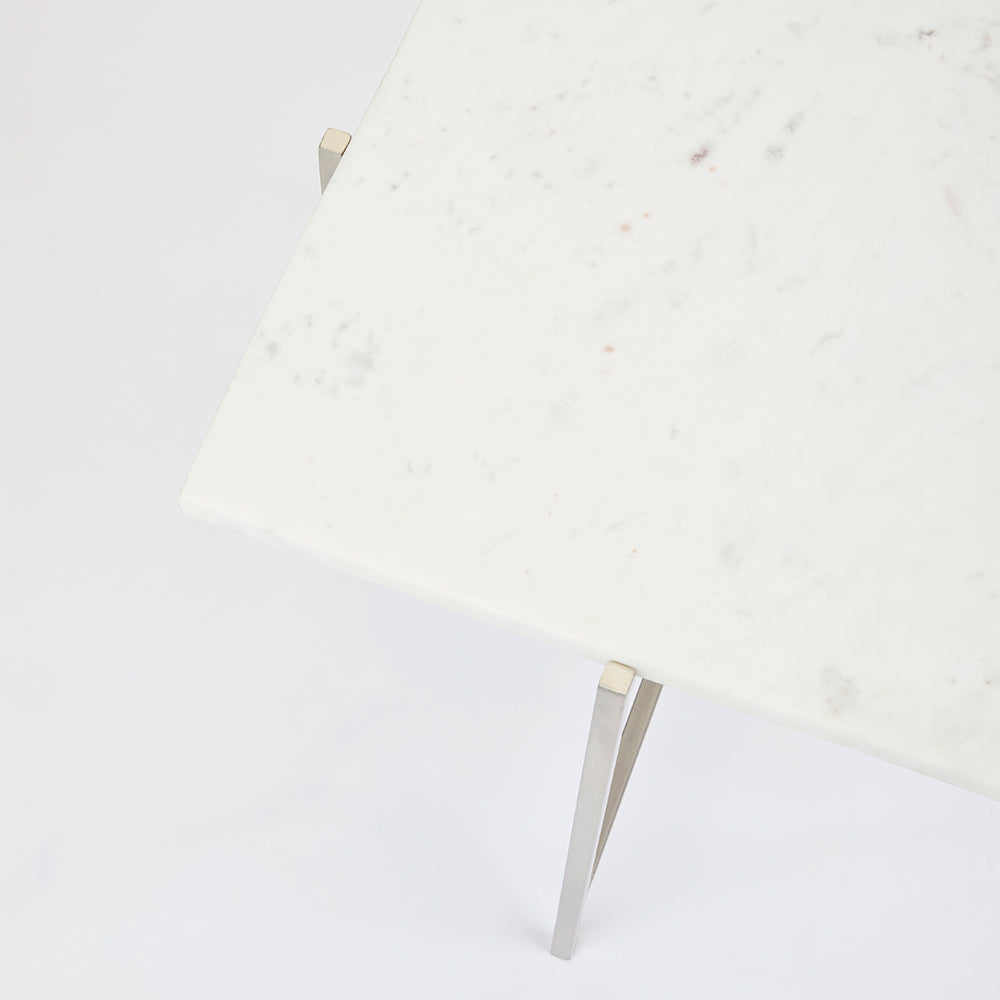 Ida Silver End Table - Furniture Depot