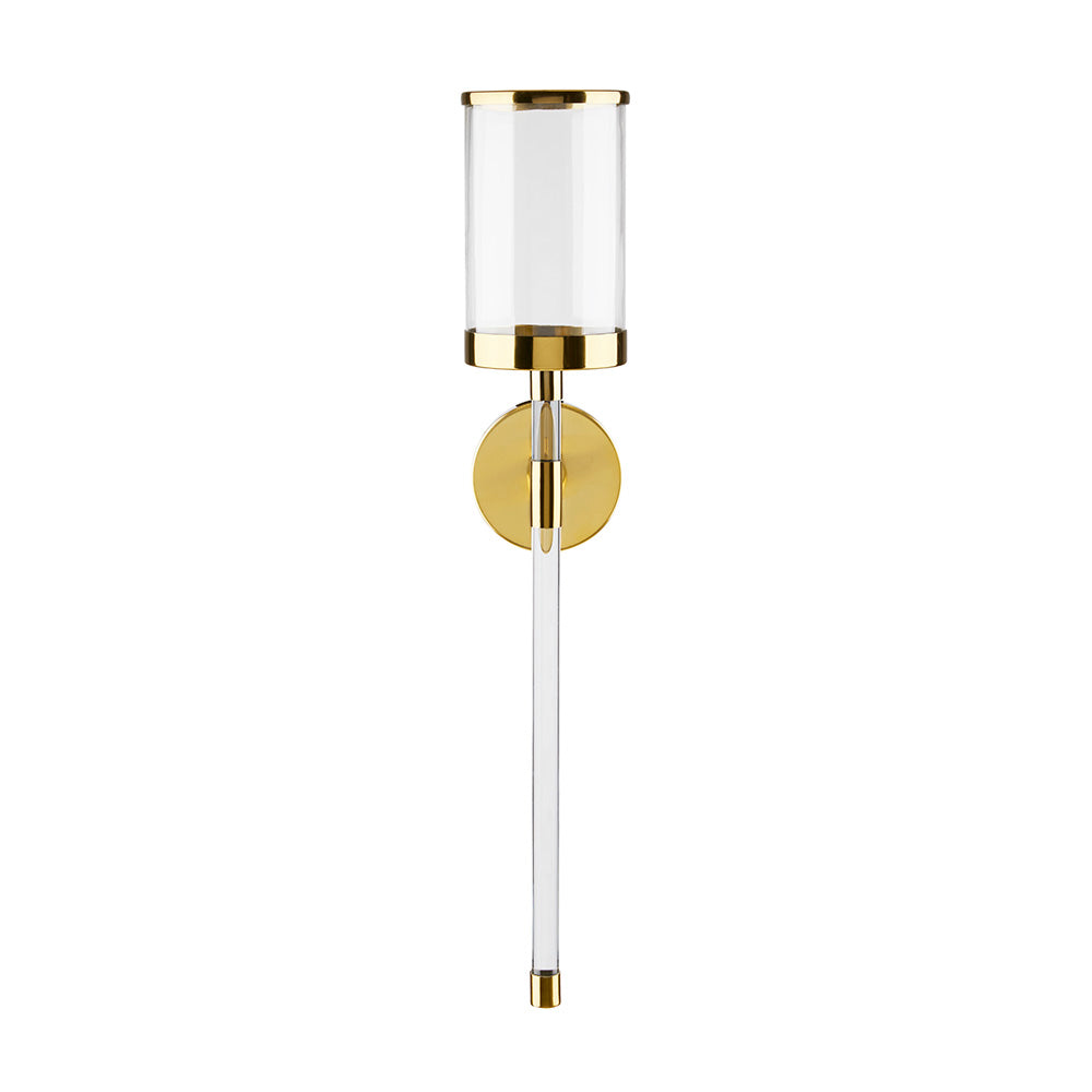 Acrylic Wall Sconce - Gold - Furniture Depot