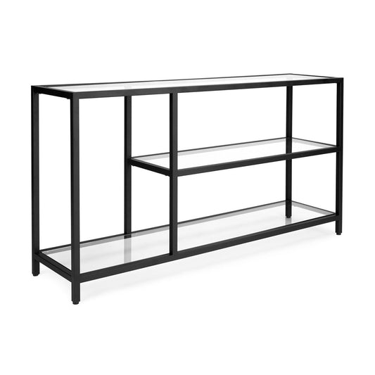 MILEY CONSOLE TABLE (BLACK METAL) - Furniture Depot