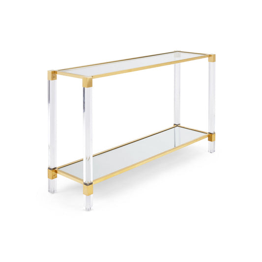 Dudley Gold Console Table - Furniture Depot