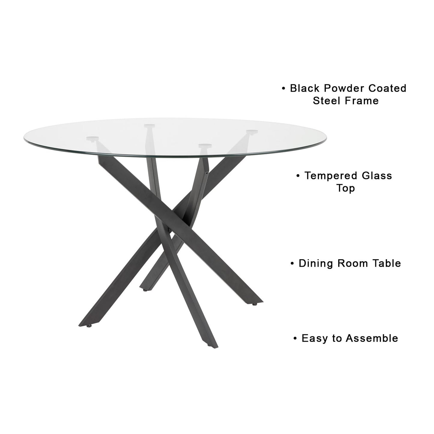 Carol Black Dining Table