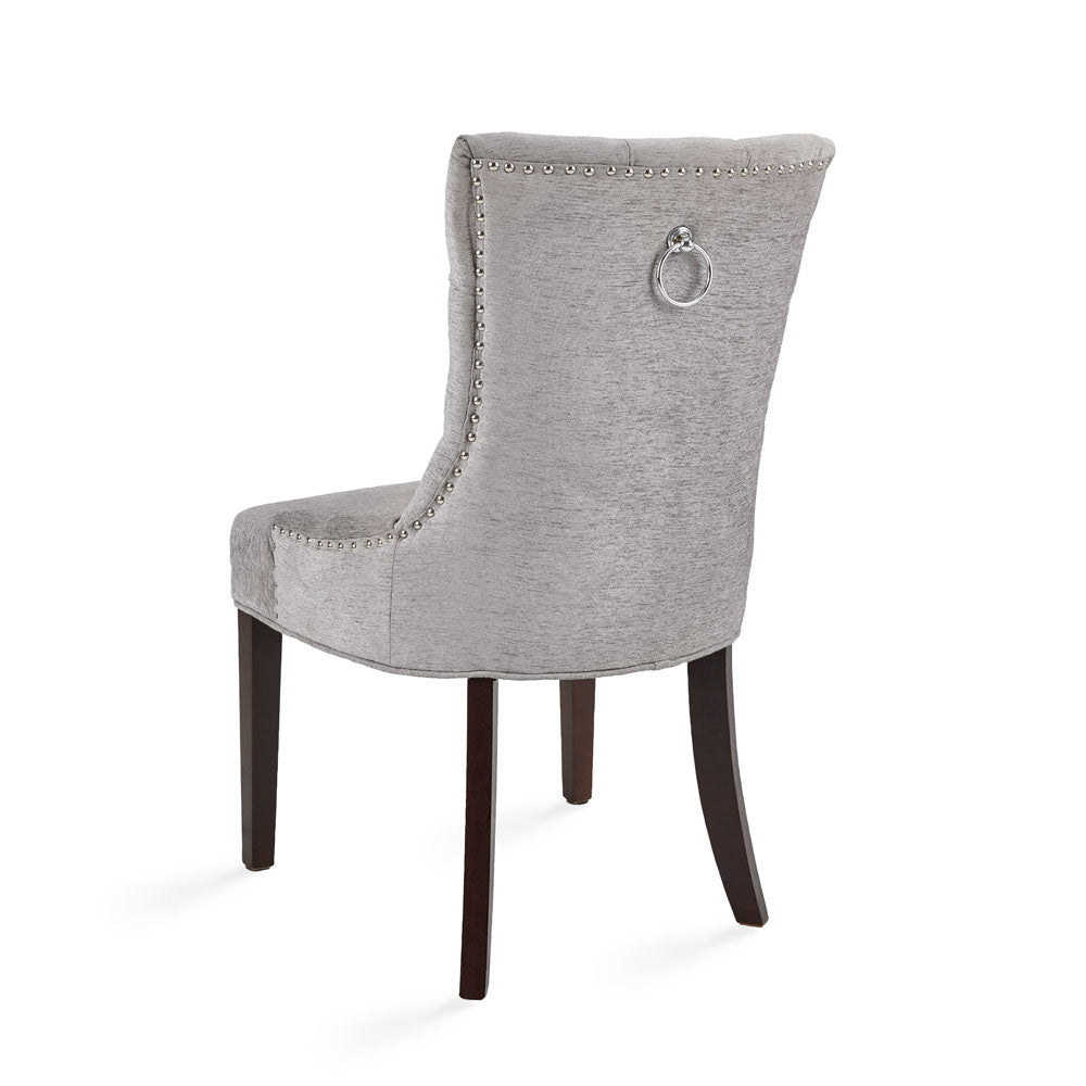 Petra Dining Chair: Platinum Linen