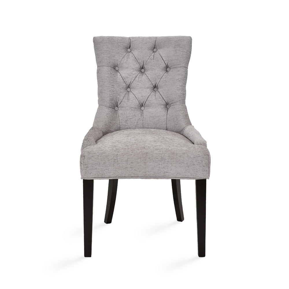 Petra Dining Chair: Platinum Linen