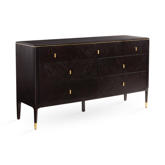 Colette Ash Wood 7-Drawer Dresser