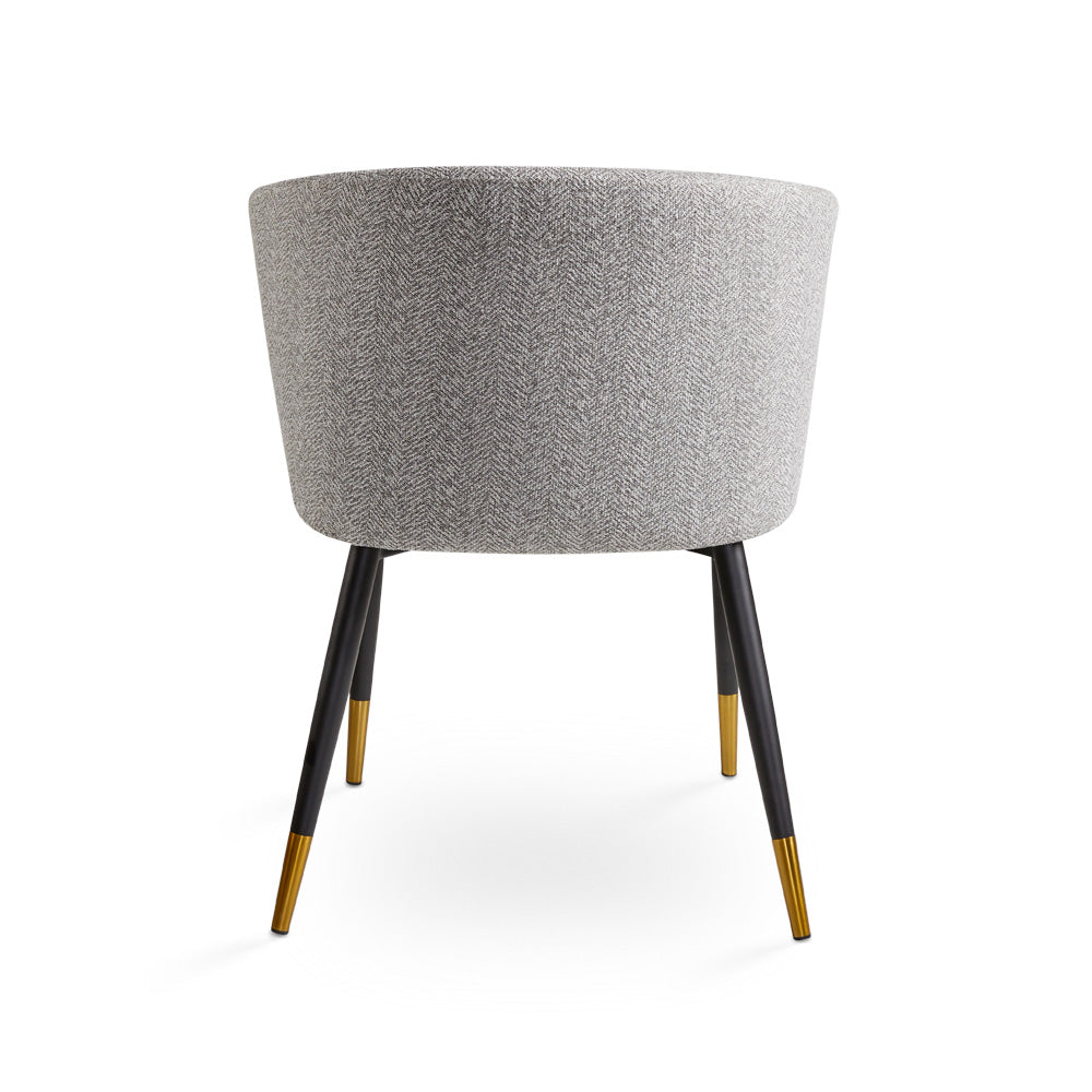 Jordan Dining Chair: Grey Fabric