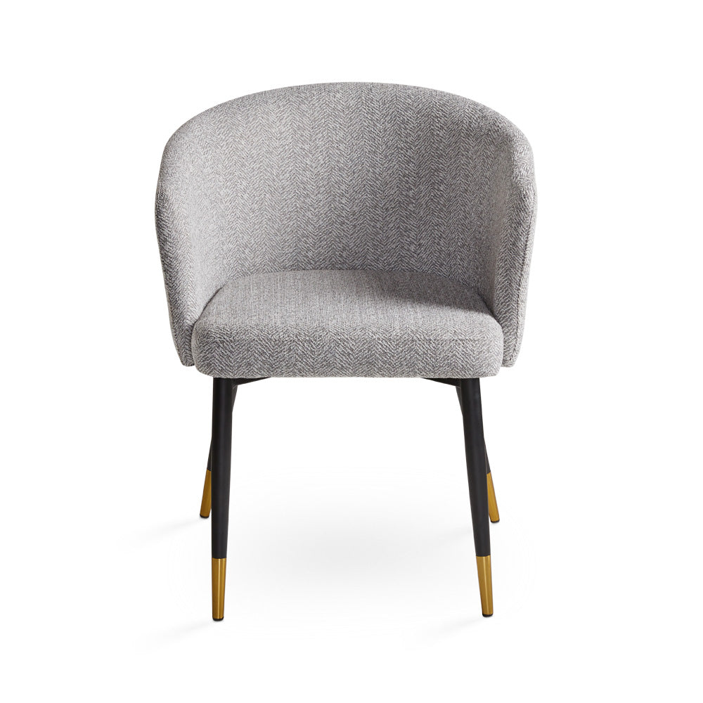 Jordan Dining Chair: Grey Fabric