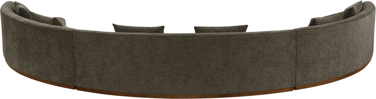 Avanti - Chenille Fabric Upholstered 3 Piece Modular Sectional